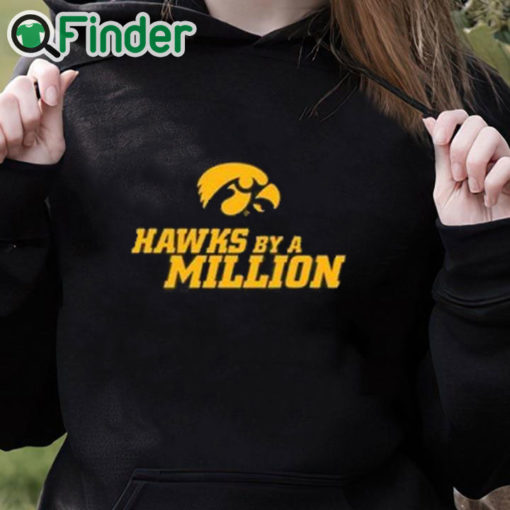 black hoodie Hawks By A Million Shirt