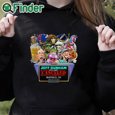 black hoodie Jeff Dunham Buffalo Shirt