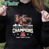 black hoodie KC Chiefs AFC CHAMPIONS 2023 2024 Signature Shirt