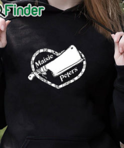 black hoodie Maisie Peters Cleaver Shirt