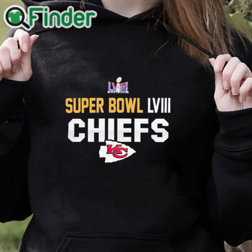 black hoodie Super Bowl LVIII Bound KC Chiefs 2024 Shirt