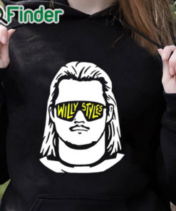 black hoodie Willy Styles T Shirt