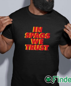 black shirt Breakingt Kansas City In Spags We Trust Shirt