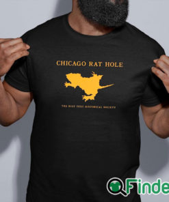 black shirt Chicago Rat Hole The Riot Fest Historical Society T Shirt