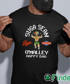 black shirt Freezer Tarps Suga Sean O'malley Happy Dad Shirt