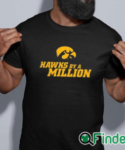 black shirt Hawks By A Million Shirt