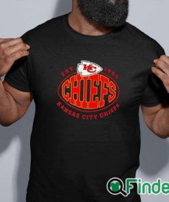 black shirt Kansas City Chiefs Est 1960 Hoodie