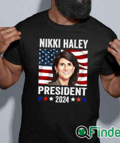 black shirt Nikki Haley for President Nikki Haley 2024 Shirt