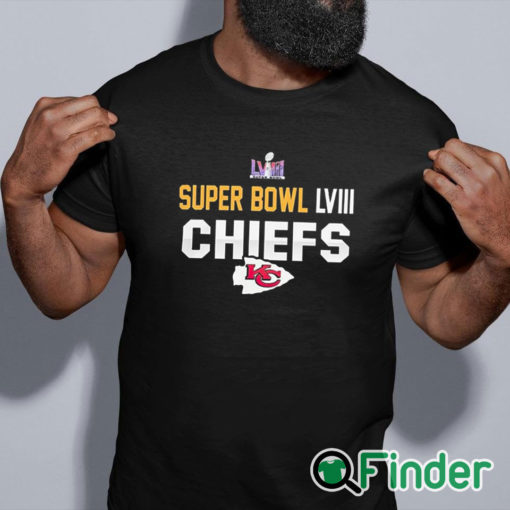 black shirt Super Bowl LVIII Bound KC Chiefs 2024 Shirt