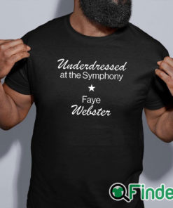 black shirt Underdressed At The Symphony Shirt