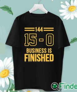 unisex T shirt 144 15 0 Business Is Finished Michigan Football T Shirt
