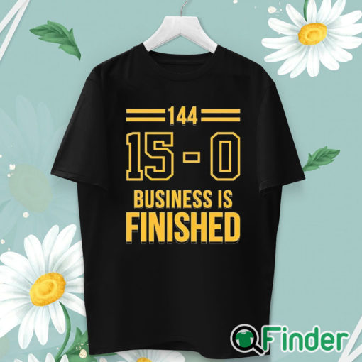 unisex T shirt 144 15 0 Business Is Finished Michigan Football T Shirt