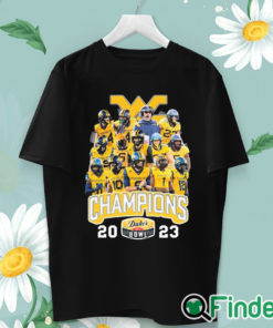 unisex T shirt 2023 Duke's Mayo Bowl Champions West Virginia Mountaineers Team Shirt
