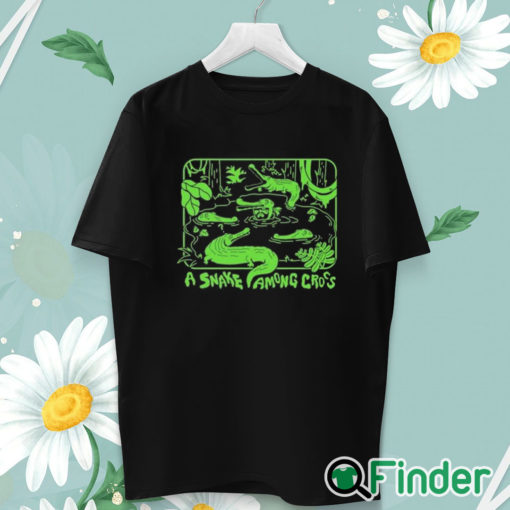 unisex T shirt A Snake Among Cros Shirt