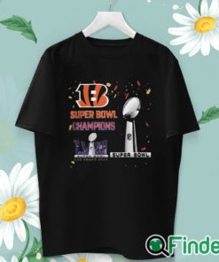 unisex T shirt Bengals Super Bowl Champions LVIII Las Vegas 2024 Shirt