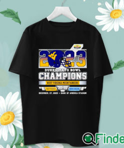unisex T shirt Duke's Mayo Bowl Champions West Virginia Mountaineers 30 10 North Carolina 2023 shirt