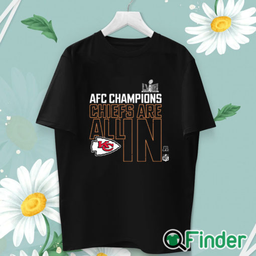 unisex T shirt Kansas City Chiefs Afc Championship 2024 All In T Shirt