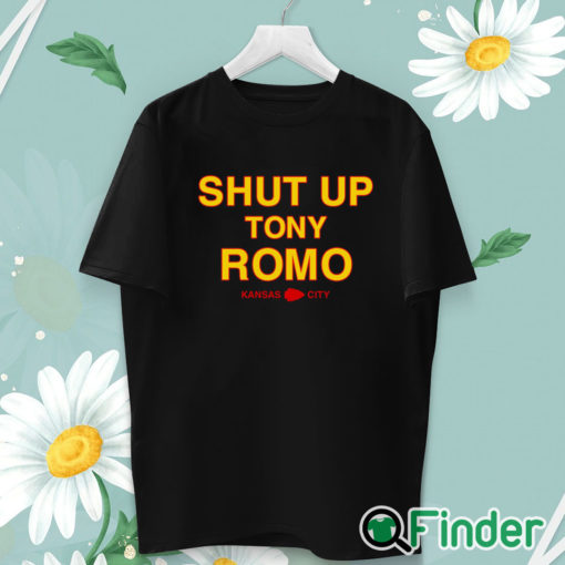 unisex T shirt Kansas City Chiefs Shut Up Tony Romo Shirt