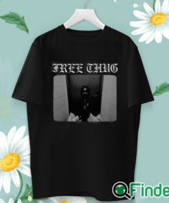 unisex T shirt La Flame Free Thug Shirt