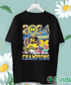 unisex T shirt Michigan Beat Alabama 2024 Rose Bowl Champions Shirt