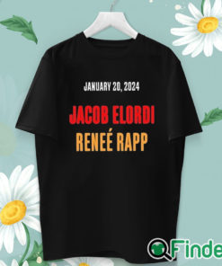 unisex T shirt Official Snl Season 49 January 20, 2O24 Jacob Elordi Renee Rapp Shirt