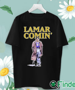 unisex T shirt The Hottest Lamar Comin’ Shirt
