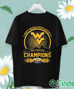 unisex T shirt West Virginia Mountaineers Duke's Mayo Bowl Champions 2023 Shirt