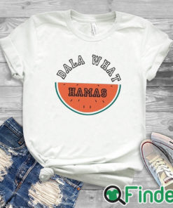 white T shirt Dala What Hamas Watermelon Shirt