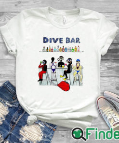 white T shirt Dave Portnoy Dive Bar Shirt