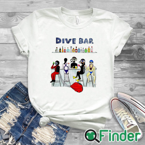 white T shirt Dave Portnoy Dive Bar Shirt