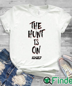 white T shirt Kareem The Hunt Is On Shirt