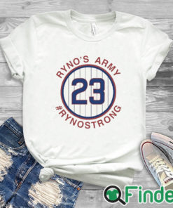 white T shirt Ryno’s Army Ryno Strong Shirt