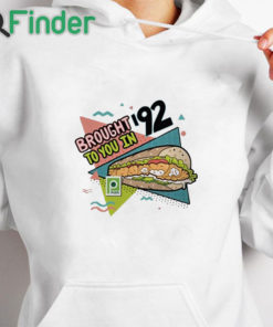 white hoodie Brought 92 To You In Publix Shirt