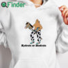 white hoodie Hydrate Or Diedrate Frog And Horse Shirt