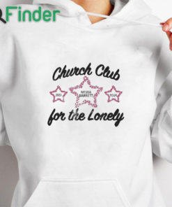 white hoodie Nessa Barrett Tour 2023 Church Club Cami For The Lonely Shirt