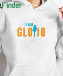 white hoodie Team Glojo Shirt