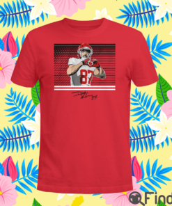 Kansas City Chiefs Travis Kelce Throw Up The Heart Hands Signature Shirt