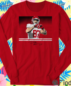 Kansas City Chiefs Travis Kelce Throw Up The Heart Hands Signature Sweatshirt