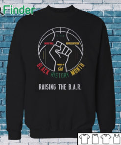 Sweatshirt Cal Basketball Black History Month Raising The BAR T Shirt