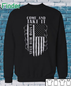 Sweatshirt Come And Take It Patriotic Conservative Razor Wire Border Shirt