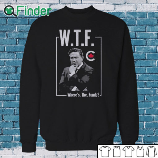 Sweatshirt Pierre Poilievre WTF Where’s The Funds Bring It Home T Shirt