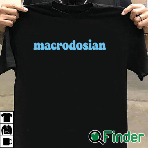 T shirt black Billy Macrodosian Shirt