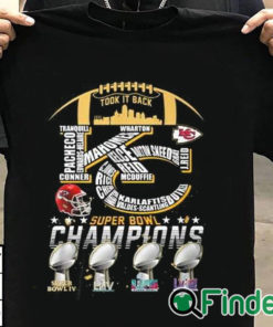 T shirt black Chiefs Took It Back Super Bowl LVIII 4 Time Champions Shirt