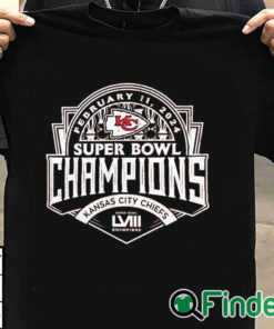 T shirt black February 11 2024 Super Bowl Champions Kansas City Chiefs Shirt