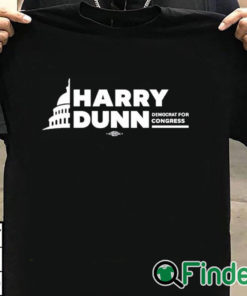 T shirt black Harry Dunn Democrat For Congress Shirt