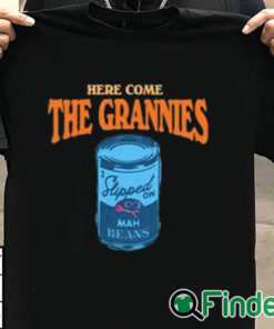 T shirt black Here Come The Grannies Mah Beans Shirt