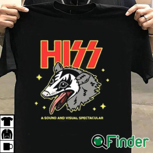 T shirt black Hiss A Sound And Visual Spectacular Shirt