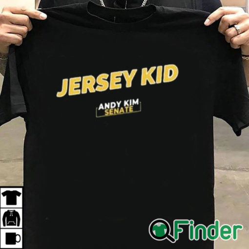 T shirt black Jersey Kid Andy Kim Senate Shirt