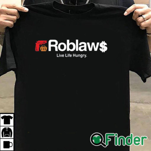 T shirt black Loblaws Loblaws Satire Shirt