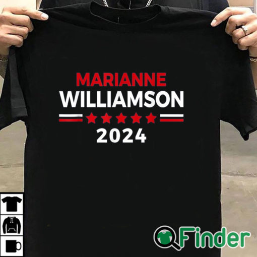 T shirt black Marianne Williamson For President 2024 Shirt